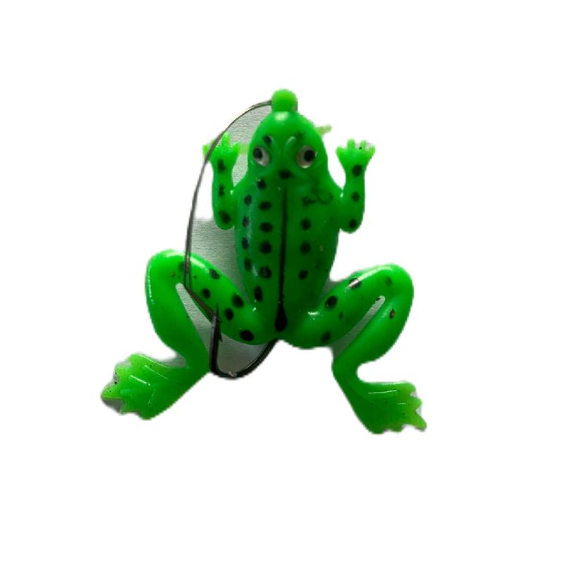  Mồi Giả Câu Lure Nhái silicon Có Lưỡi Chống Vướng Đi Câu Bắt Cá Câu Cá Fishing Fish Nam 