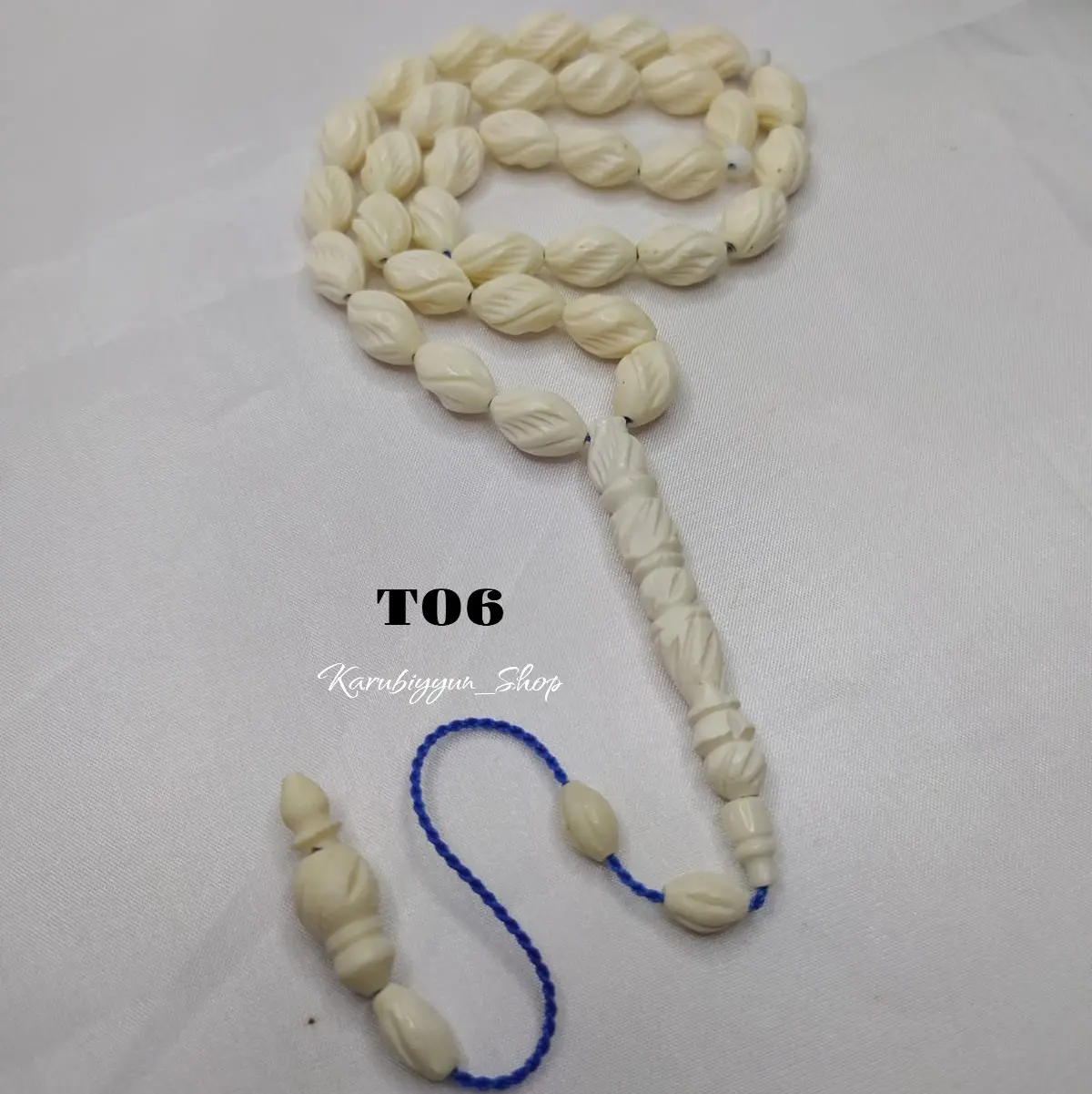 Tasbih Tulang Onta Tulang Unta 33 Butir Asli Import Mesir Cantik