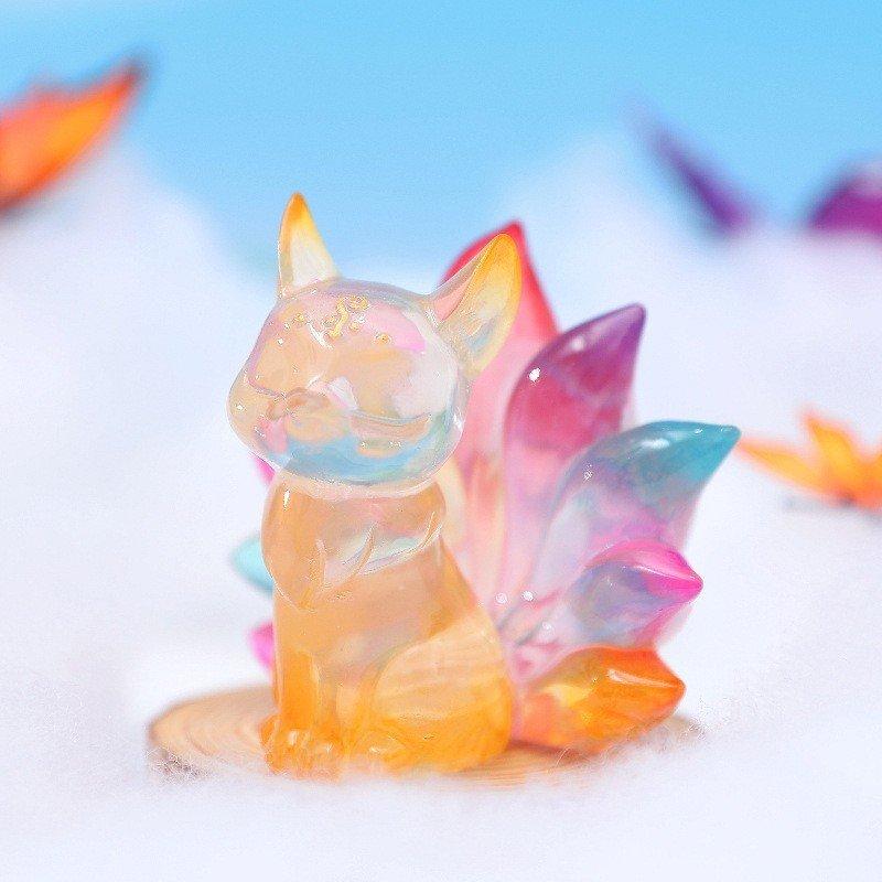 Mô Hình Cửu Vĩ Hồ Cáo Nhỏ GUMIHO Trang Trí Ô Tô_Art House 4