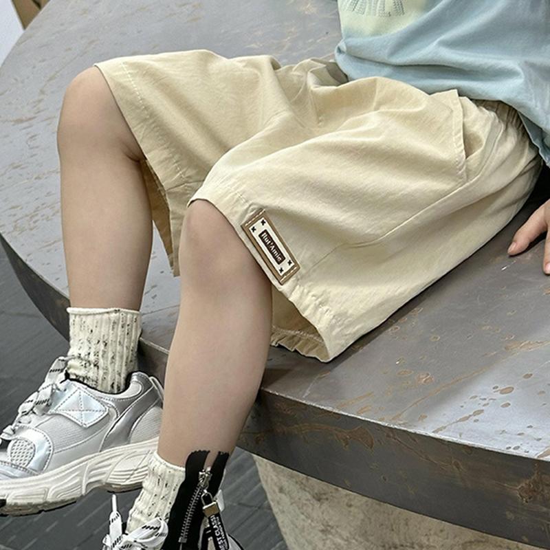 Product Introduction of 【COD】Children's And Boys' Shorts Cargo Pants And Work Pants OOTD Kids Bottom Plain Short For Kids Boy 2-9 Years Old Casual Cotton Shorts For Boys Vintage Hip-hop Korean Style 18