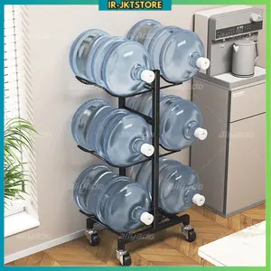 Rak Galon 8 Slot Anti Bobol & Stabil – Rak Penyimpanan Galon Air Rumah Tangga Praktis