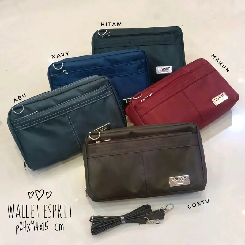 Istanatasindah Wallet HPO Tas Selempang Wanita Bahan Mikrolongcham 5 Ruang Anti Air 1