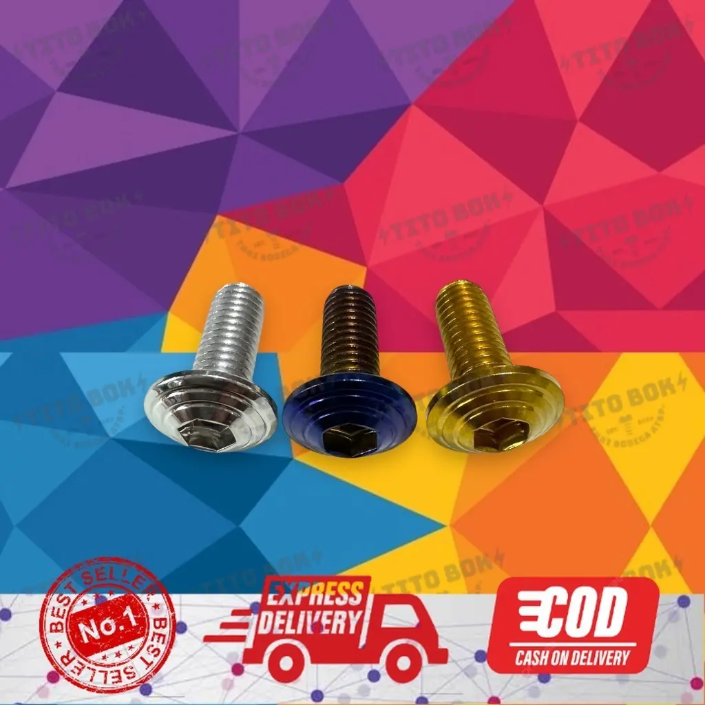 HENG SPIRAL DISC BOLT 8x20MM (sold per piece)