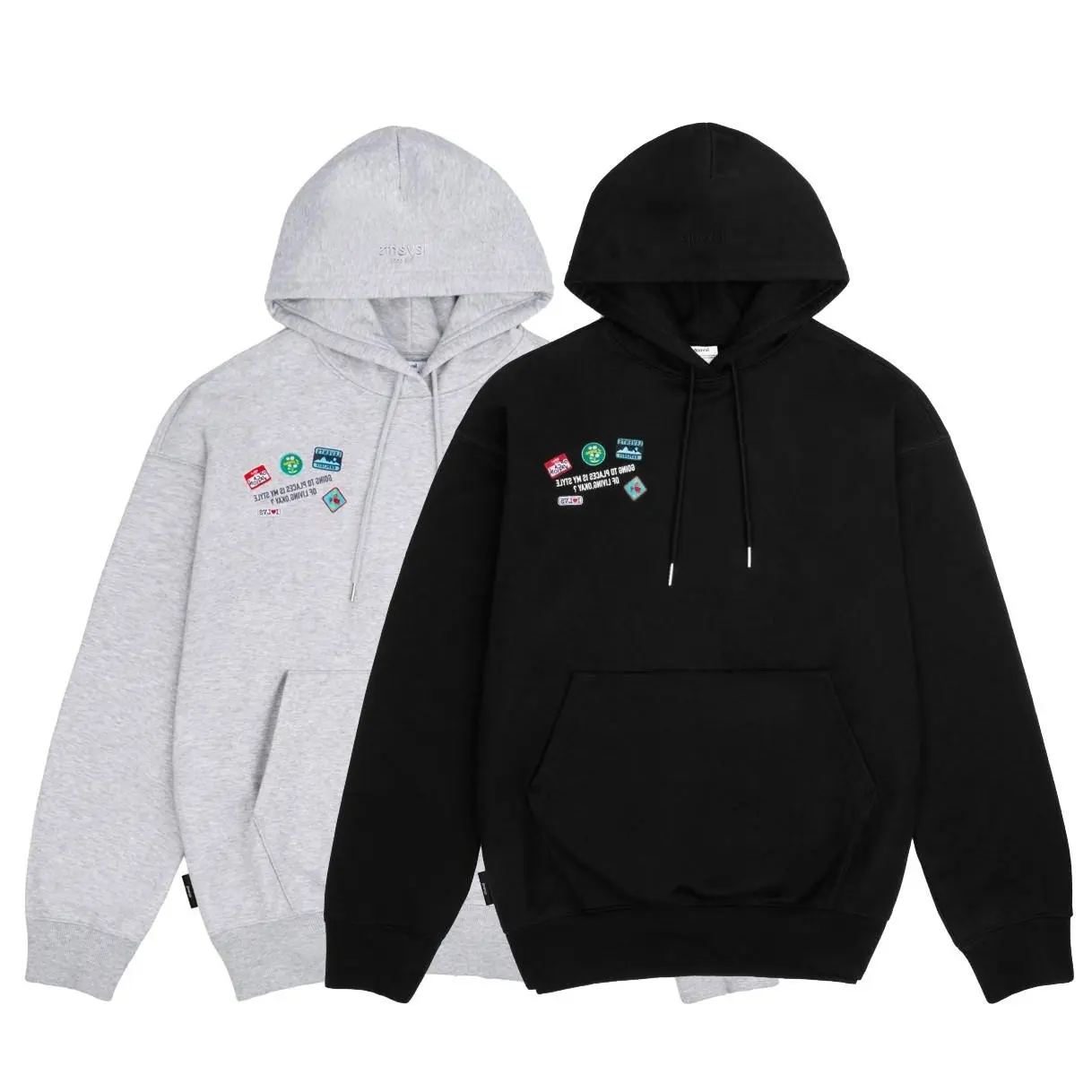 Áo Hoodie Travel Xám Đen Chính Hãng