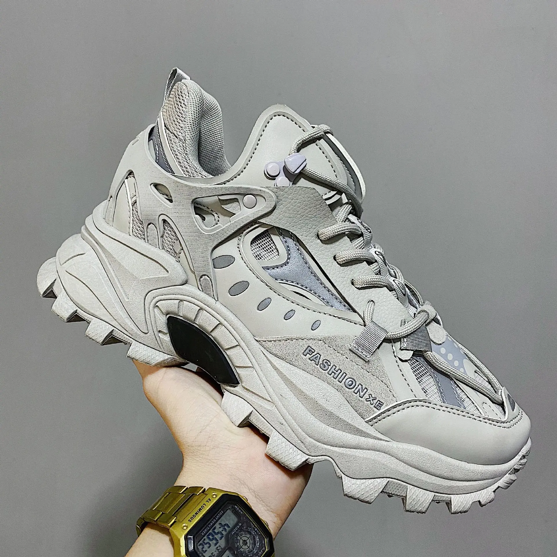 Giày Nam, Thời Trang Ins, Phong Cách Dad Shoes, Hàng Mới Về Mùa Thu, Đế Dày, Tăng Chiều Cao, Phong Cách Hàn Quốc, Có Dạ Quang, Giày Thể Thao Nam