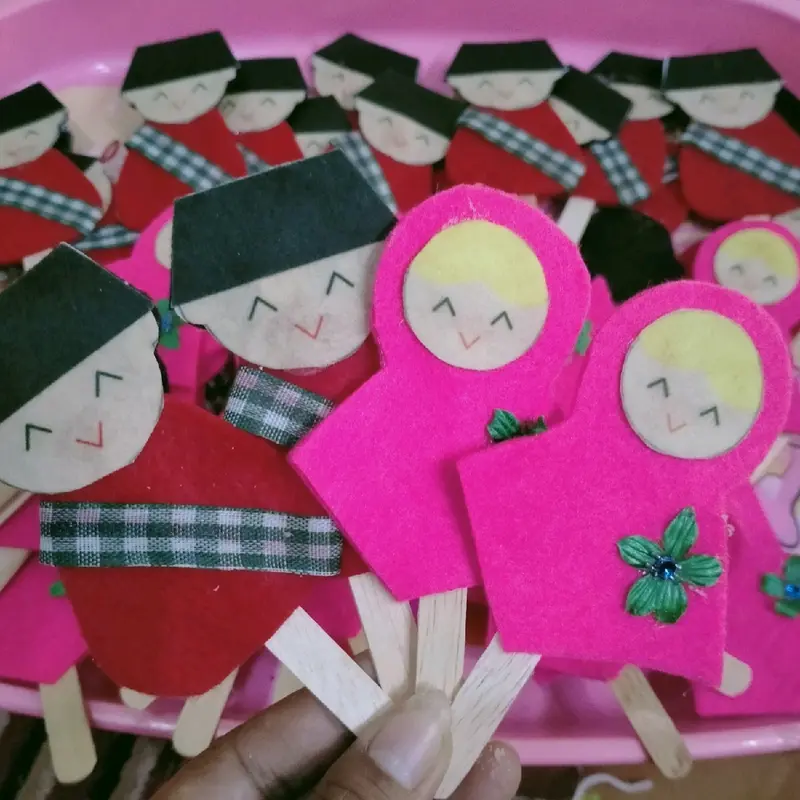stik karakter absensi//karakter hijab//stik absen/pelengkap absen anak SD 1