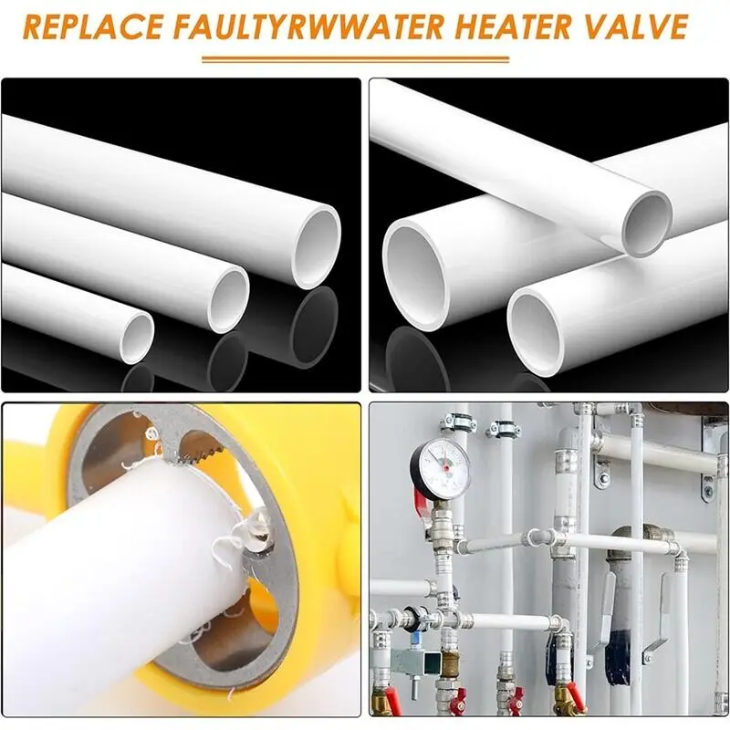 Bộ dụng cụ nhựa, 6 chiếc, Máy làm PVC và NPT, 1, 2, 3, 4, 1, Dụng cụ ren đường ống nước, Bộ cờ lê vòi chết 5