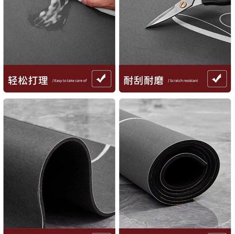 Product Introduction of Tấm Lót Xe Hơi Chạy Điện Hoạt Hình Dễ Thương Bàn Đạp Cắt Thông Dụng Xe Máy Tấm Lót Dính Chống Trơn Trượt Chống Vết Bẩn Thấm Hút Diatom Ooze 12