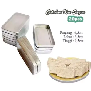 isi 20 pcs Cetakan kue sagon bakar/Cetakan sagon kelapa