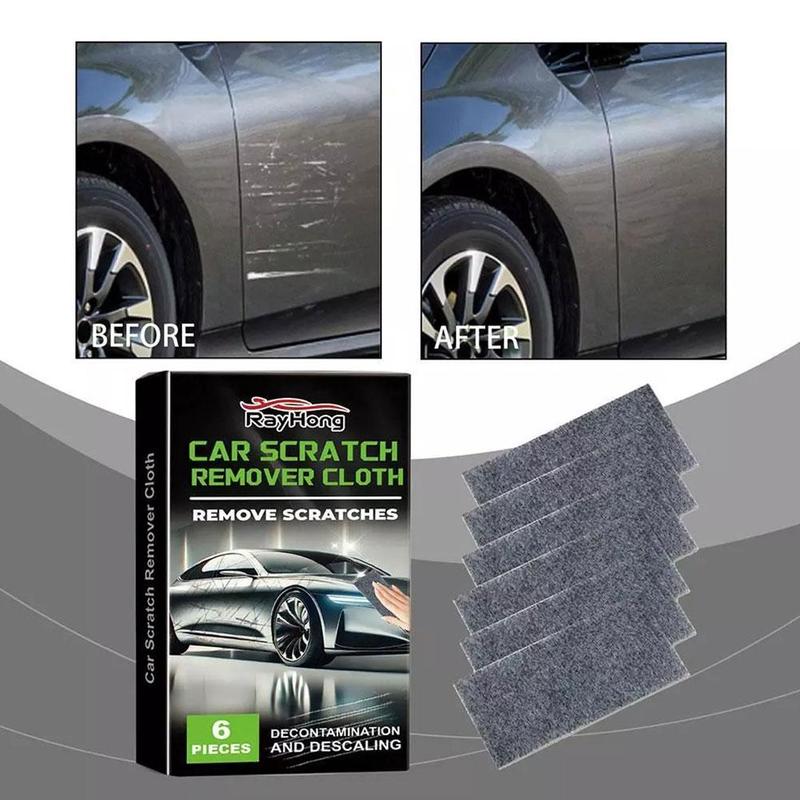Product Introduction of 6pcs Nano Sparkle Car Cloth For Scratches Nano Magic Scratch Remover Cloth 13