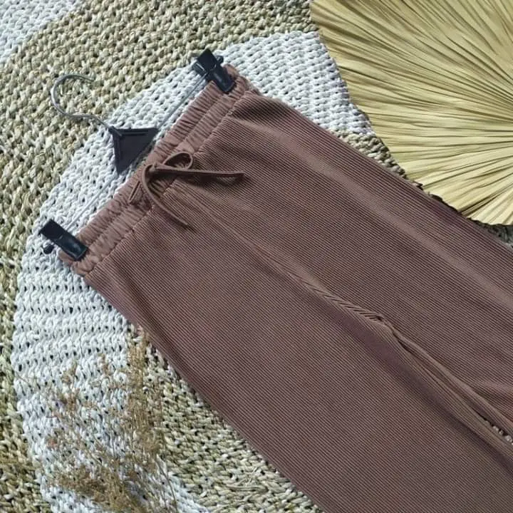 BIG SALE.!! KULOT PLISKET LIDI HIGHWAIST  50 RIBU DAPAT 4 PCS Celana Bawahan panjang Wanita Rib 6
