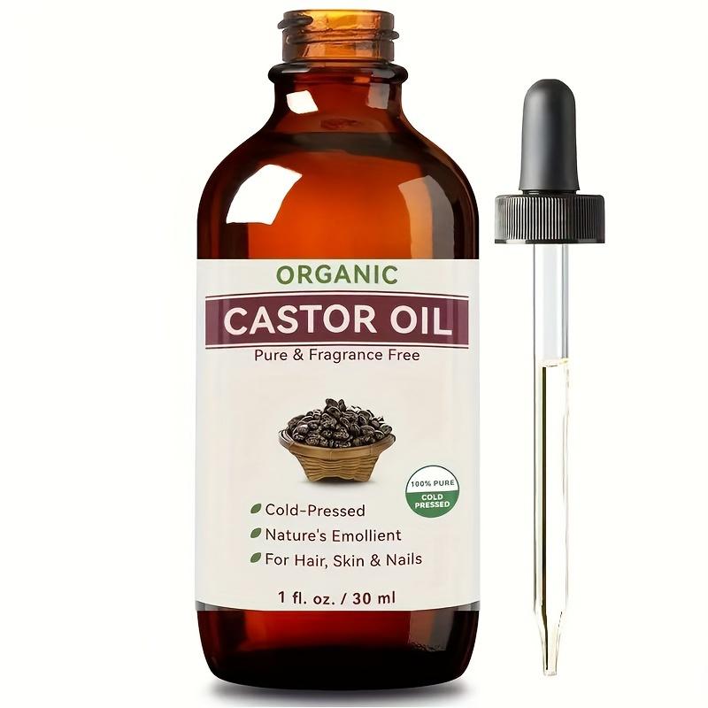 Product Introduction of 1pc Pure Castor Oil, Pure, Cold Pressed, Hexane Free. Care For Eyelashes, Eyebrows, Hair. Skin Moisturizer & Hair Treatment Helps Hair Care 1.01oz Per Bottle. Haircare Comfort Moisture Hydrating Hydrate 15