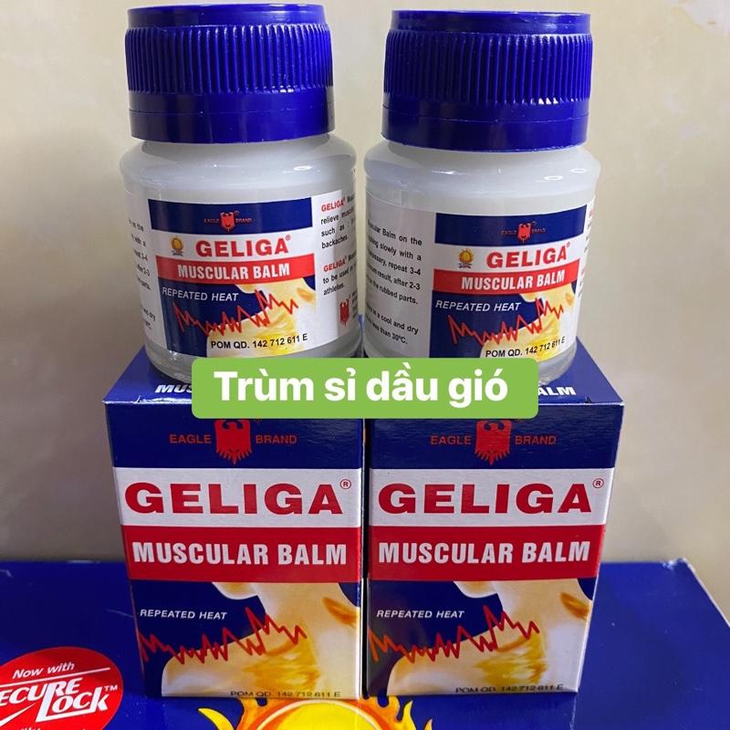 Combo 2 hủ Dầu Cù Là Lửa GELIGA 40g - Dầu nóng xoa bóp nhứt mỏi xương khớp