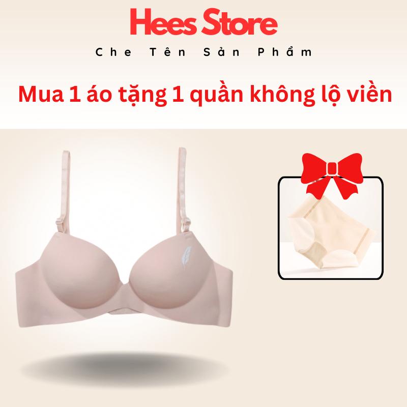 [Tặng quần lót ] Áo Lót Nữ Su Đúc Mặc Áo Dài Nâng Vòng Một Mút Dày 2.5cm - A01 Bra