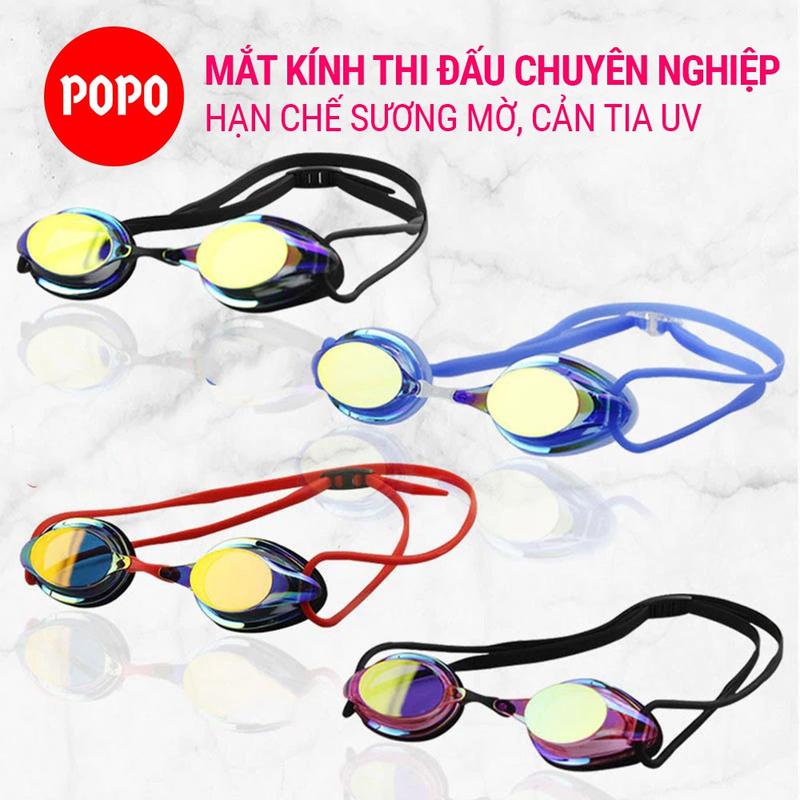 Product Introduction of Kính bơi người lớn POPO RG700 mắt tráng gương  cao cấp cản tia uv, chống hấp hơi 2