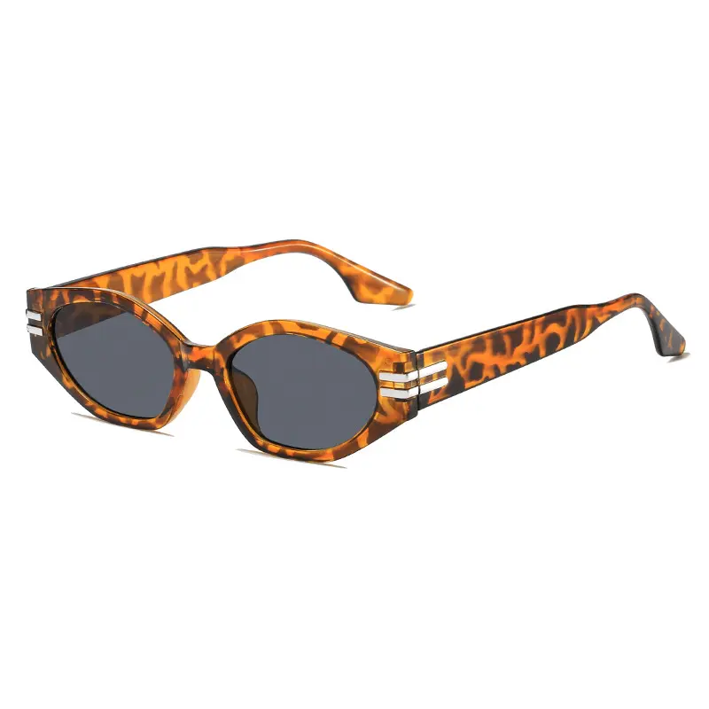 New Fashion Internet Celebrity Style Sunglasses for Women, Polygonal Small Frame Trendy Sunglasses, Unique Cat Eye Sunglasses
