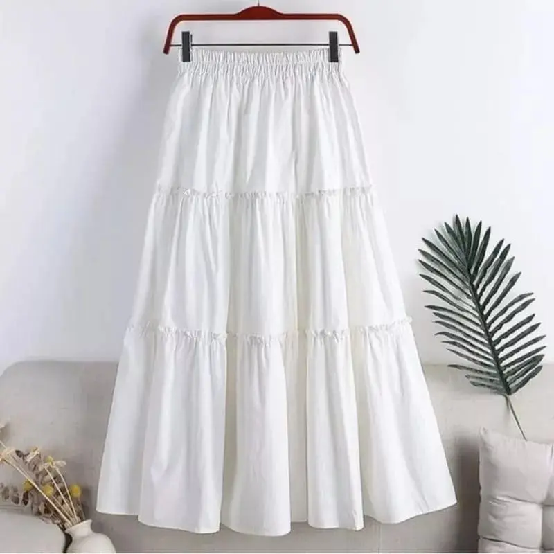 Rok Inara wanita casual Bahan Crinkle premium Rok susun simple elegan Bawahan wanita dewasa Kain Nyaman