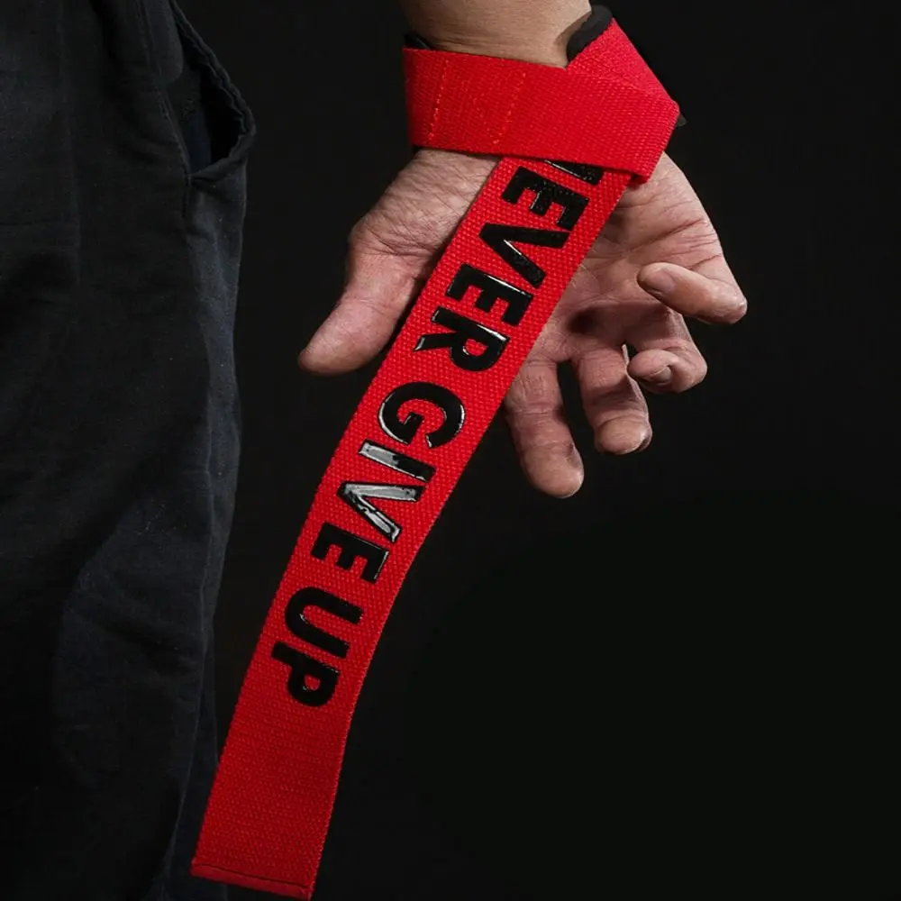 For Men/Women Bodybuilding Deadlift Powerlifting Padded Wrist Straps Support For Weight Lifting Anti-Slip Hand Wraps Hand Grips Fitness Bodybuilding Weight Lifting Grip Belt Weight Lifting Wrist Safety Wrist Straps Lifting Straps
