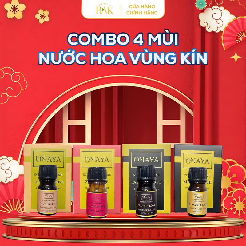 [CHE TÊN SP - Chính Hãng] Nước hoa vùng kín Onaya Nữ 5ml Ngọt ngào tinh tế lưu hương Perfume Cosmetic Women Xịt Thơm khử mùi hôi