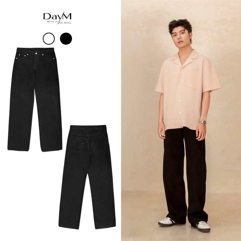Quần jean nam DayM | DayM Jeans - Form Âu, oversize, vải Jeans Âu Menswear Có Túi