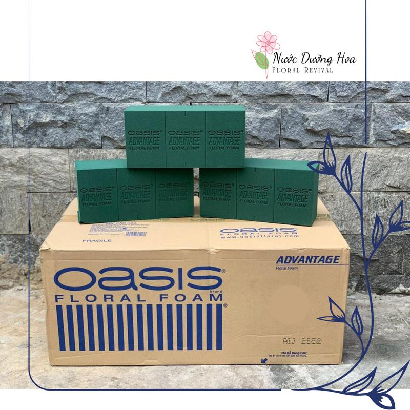   Thùng 20 viên  Xốp cắm hoa OASIS XANH chuyên dụng cắm hoa tươi giá siêu rẻ 