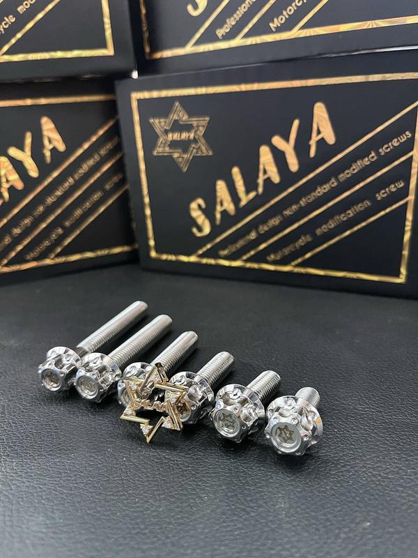 ỐC SALAYA SIZE 8LI ĐẦY ĐỦ SIZE CHO CÁC DÒNG XE MÁY INOX 304 1