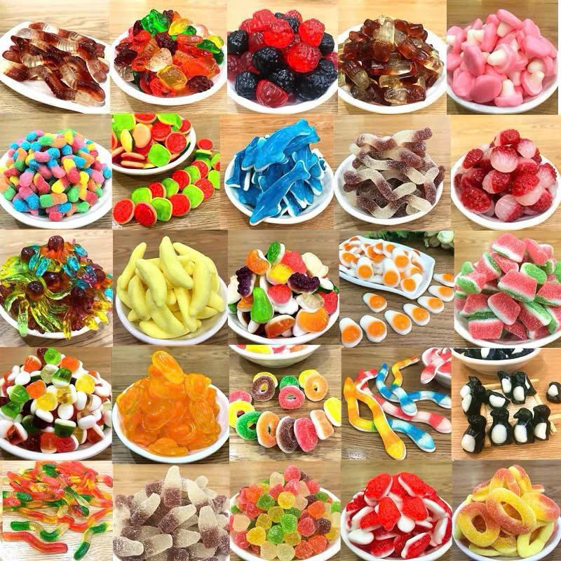[50G] Kẹo Dẻo Chip Chip Vị Trái Cây Mix Vị, Kẹo Dẻo Trái Cây, Kẹo Dẻo Hình Thú