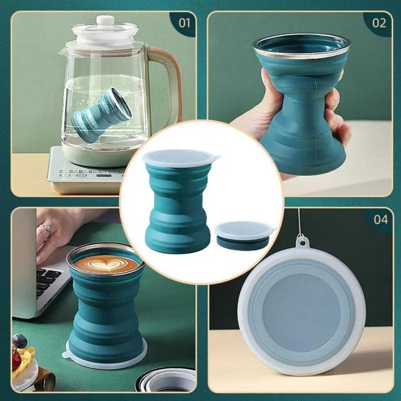 Foldable Water Bottle, Portable Water Bottle, Drinking Cup for Outdoor Sports Travel 7