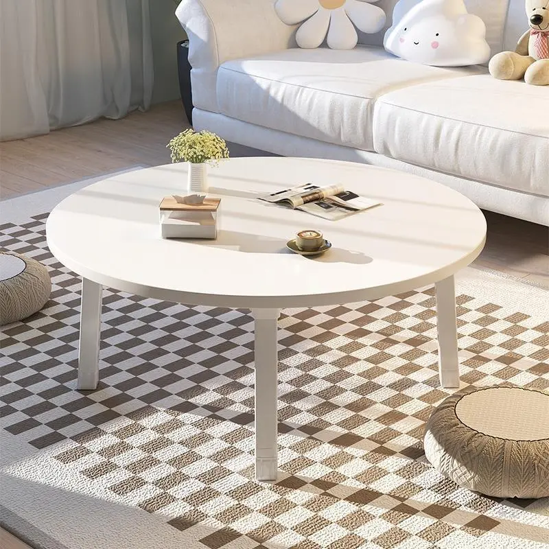 Bàn trà mặt tròn đường kính 60 cm, bàn ngồi bệt gấp gọn
