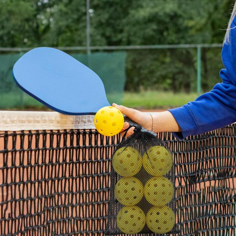 Outdoor Pickleball Ball, 6 Counts High Elasticity & Durable Pickle Ball for All Style Pickle Ball Paddles, Outdoor Sports Equipment 5