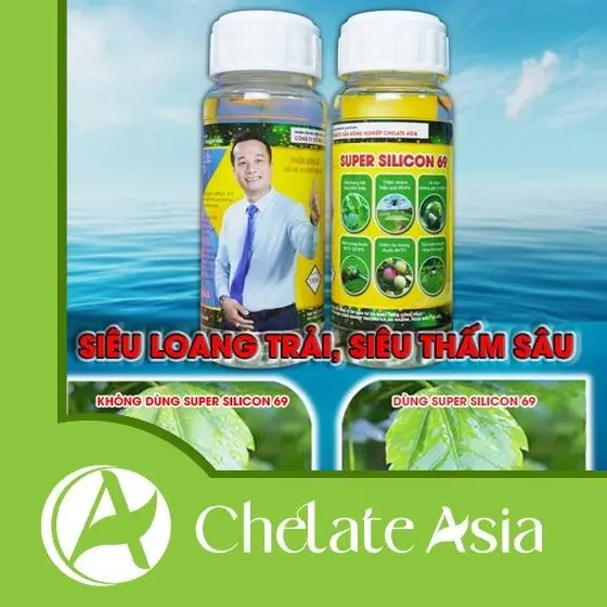 Super Silicon 69 tăng khả năng lan trải, thẩm thấu hoạt chất trên bề mặt lá