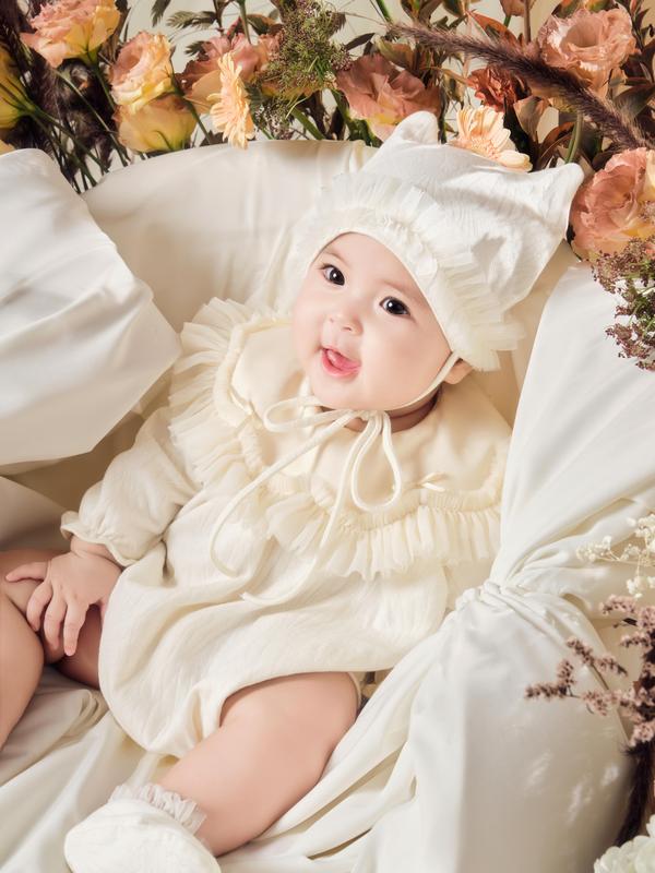    BST Sơ Sinh EBông   Bộ đồ sơ sinh " Bông Bồng Bềnh " HEHEHIHI - BS02 