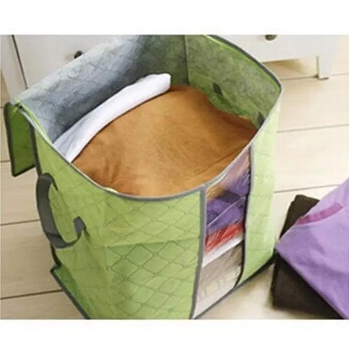 Bamboo Storage Box Lemari Tempat Baju Organizer Box Vertikal 2