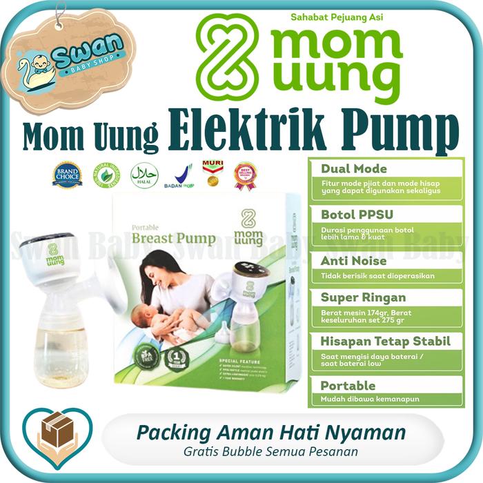 Gambar Mom Uung Portable Breast Pump Elektrik dari Swan Baby Shop Kota Administrasi Jakarta Barat Tokopedia