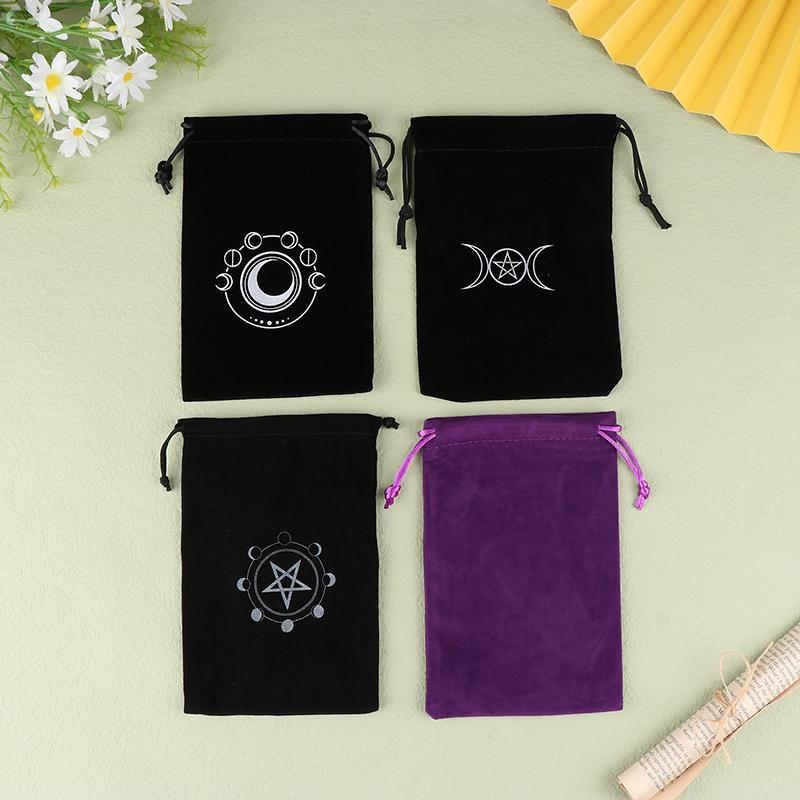 Product Introduction of [MMG]1Pc Velvet Tarots Oracle Cards Storage Bag Runes Constellation Witch Divination Accessories Jewelry  Bag Drawstring Pouch 19