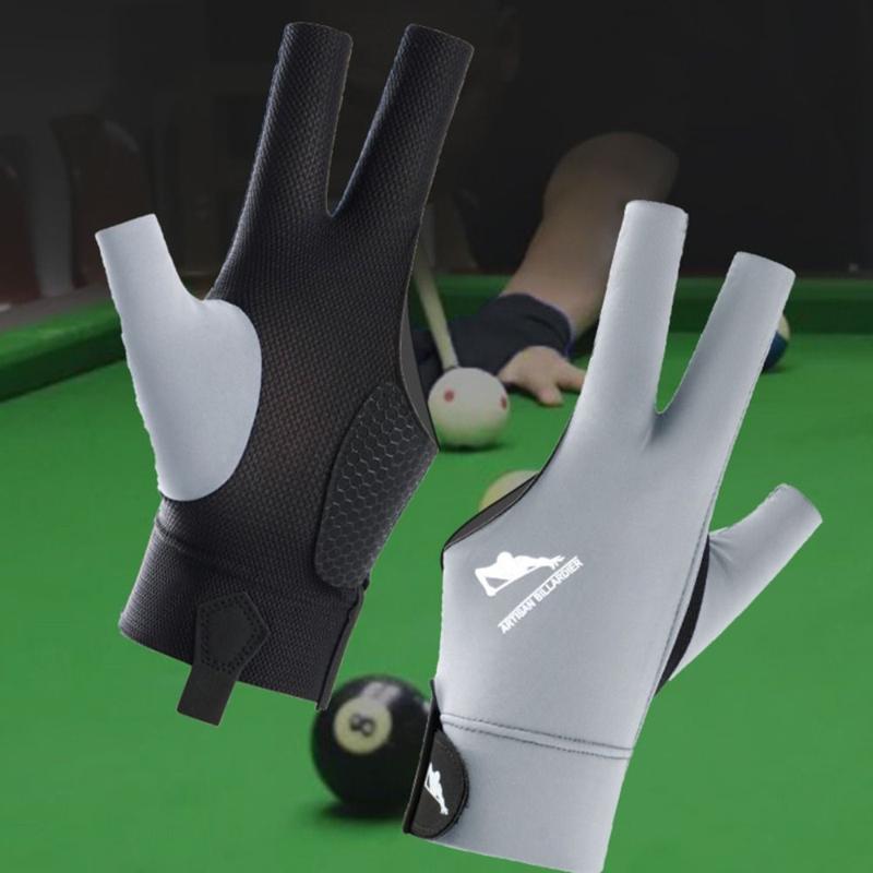 Wulan Sport Bền Ba ngón tay Găng tay bi da Tay trái phải Đàn hồi Găng tay bi-a Thoáng khí Chống trượt Găng tay tập luyện Phụ kiện tập thể dục