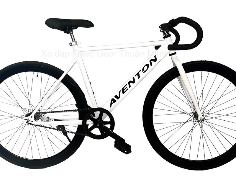  XE ĐẠP SINGLE SPEED  TRẮNG ĐEN NEW 100% 