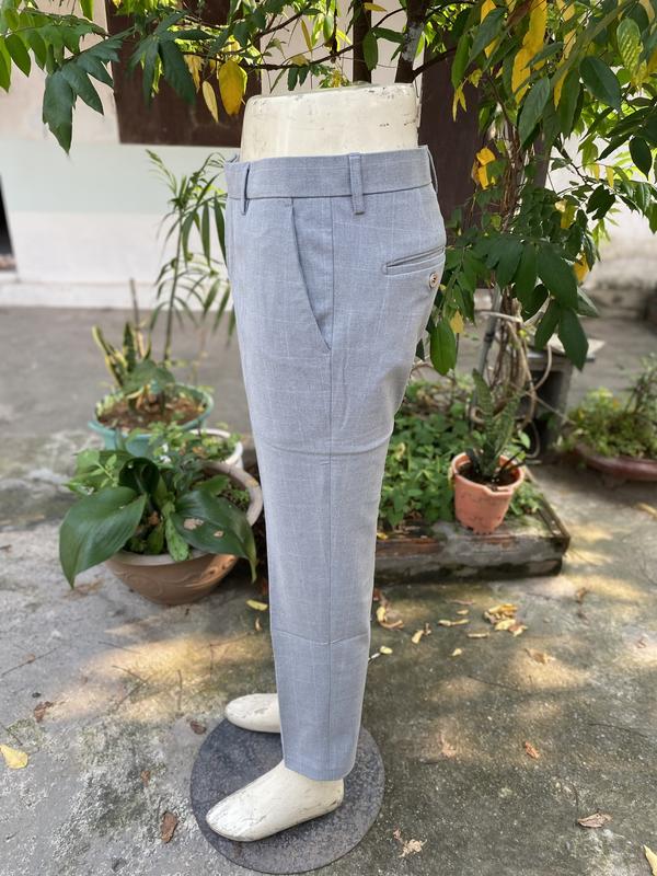 Quần Âu Nam Kẻ Caro.form hàn,Vải co giãn nhẹ