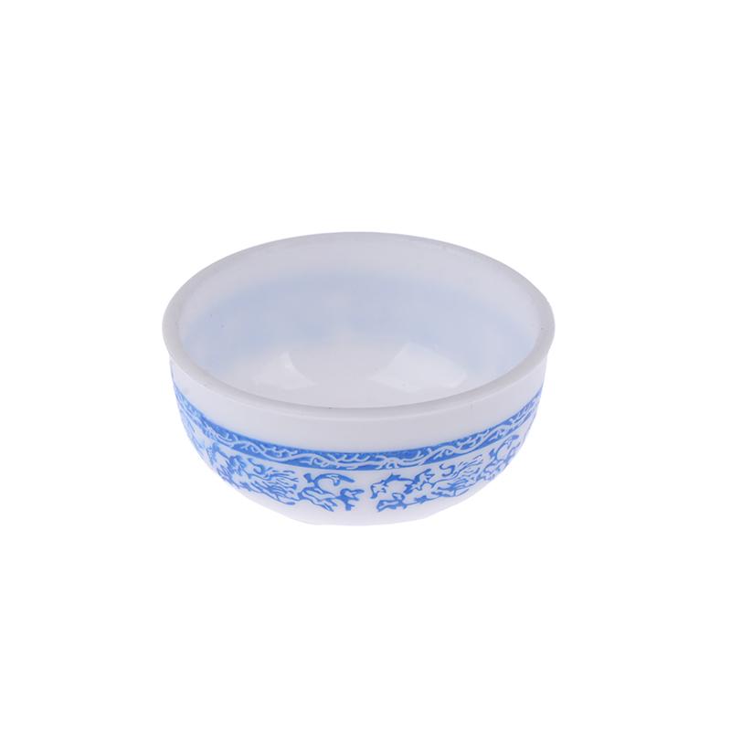 Product Introduction of 2Pcs/Set 1:6 Dollhouse Miniature Retro Bowl Blue and White Bowl Tableware Kitchen Model Decor Toy Doll House Accessories 16