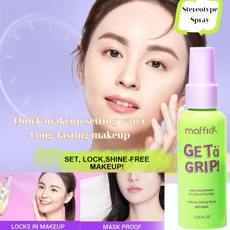 Xịt Khoá Nền Trang Điểm, MAFFICK, Xịt Khoá Nền Phun Mặt, Xịt Hoàn Thiện, Lâu Trôi, Chống Nhòe, Chống Mồ Hôi, Thích Hợp Để Trang Điểm 3