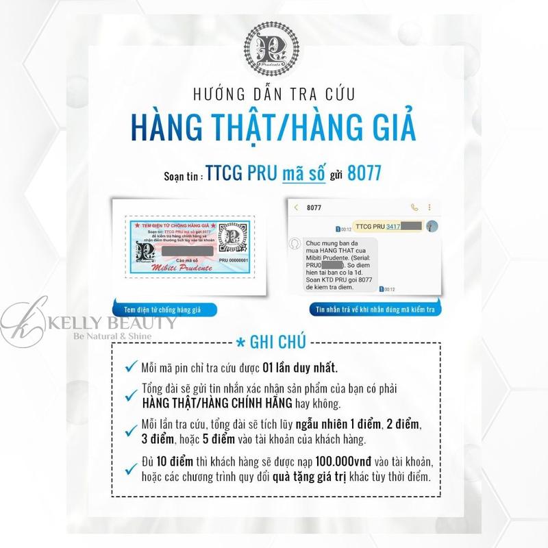 Product Introduction of Kem Dưỡng Mibiti Prudente Gigawhite V1 - Dưỡng Hồng, Trẻ Hóa Vùng Bikini | Kelly Beauty 19