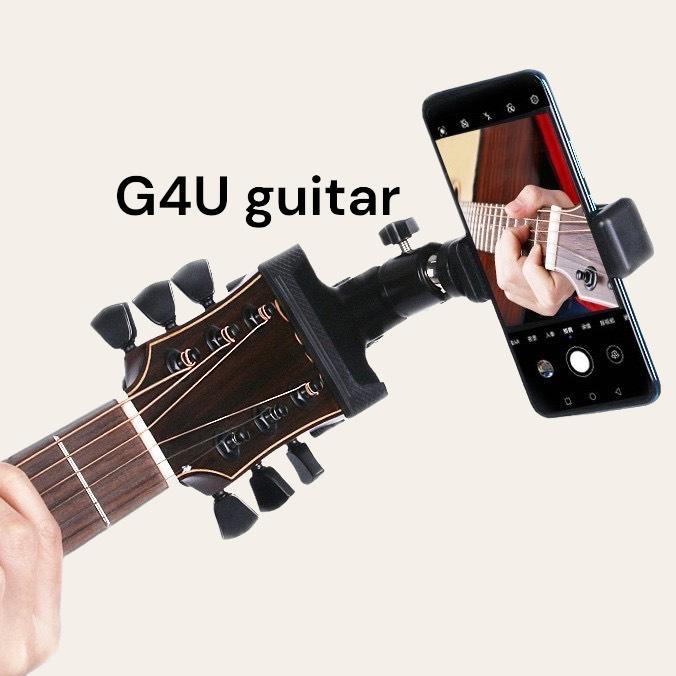 Kẹp điện thoại quay video chơi đàn guitar
