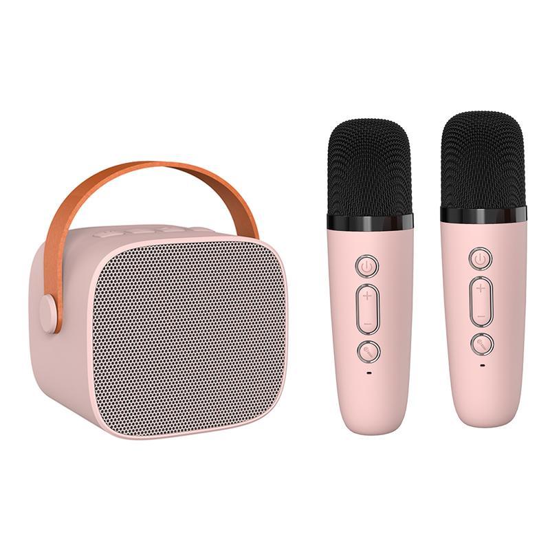 Product Introduction of Portable Wireless Dual-microphone & Speaker, 1 Box Rechargeable Handheld Microphone & Speaker, Karaoke Machine for Home Party, Birthday Gift for Adults Girls 7