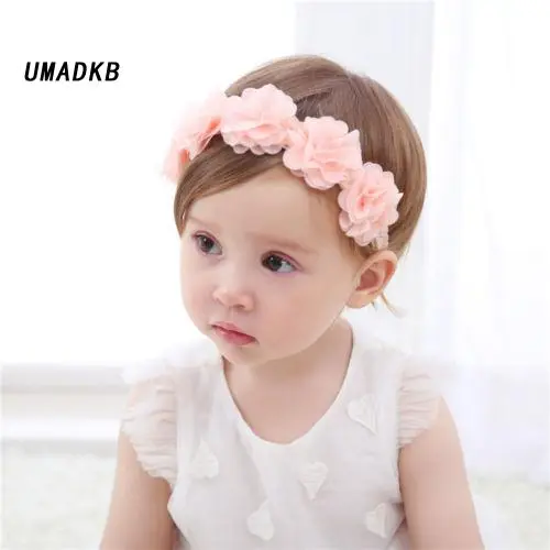Baby Girl Lace Flower Headband Kids Floral Hair Accessories Hairbands