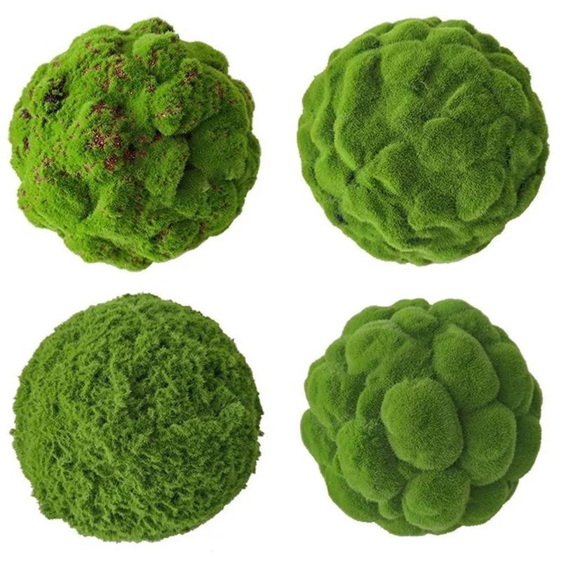 New Foam Artificial Moss Ball Fibre Simulation Moss Moss Rocks Crafts 1