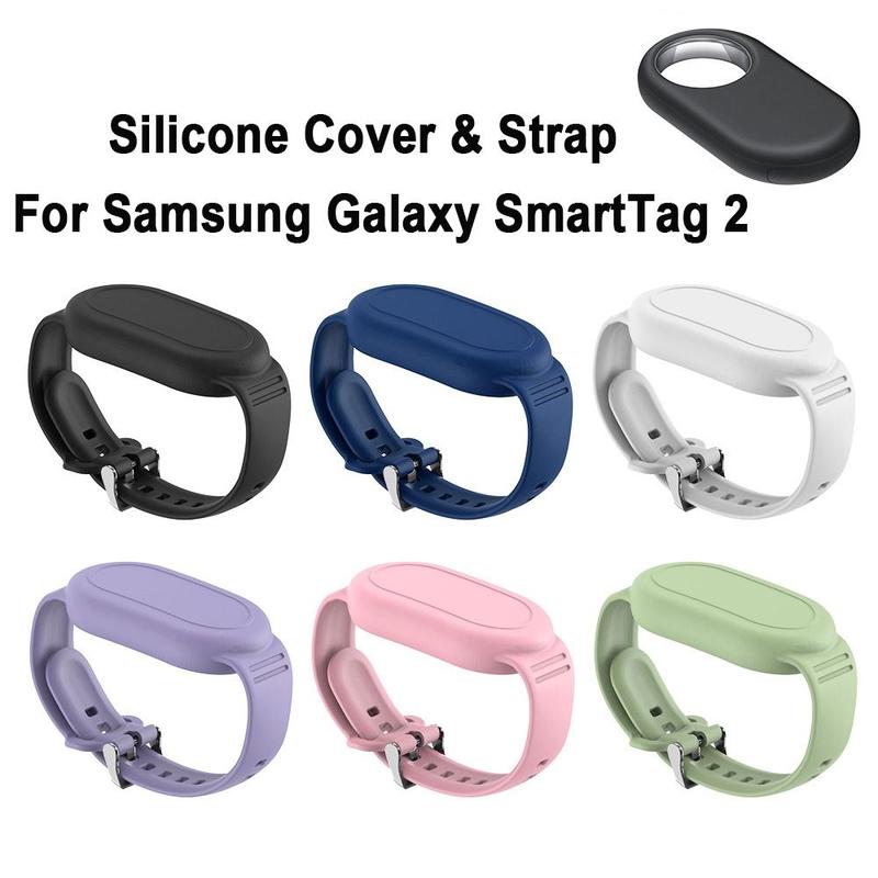 Product Introduction of New Silicone Silicone Strap Holder Replacement Kids Bracelet Case Bracelet Waterproof Protective Cover Shell for Samsung Galaxy SmartTag 2 7