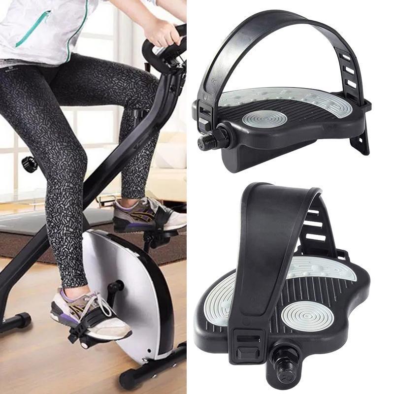Dụng Cụ Tập Bàn Đạp Chân, Cho Bàn Đạp Xe Đạp Đường Trường Ổn Định 1 / 2, Có Dây Đai, Cho Bàn Đạp Xe Đạp Leo Núi, Bàn Đạp Xe Đạp Tập Thể Dục, Có Dải, Phù Hợp Với Mọi Loại Xe Đạp 1