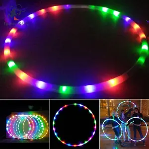 Mainan anak Hula Hoop Anak Mainan Edukasi Bongkar Pasang LED Hula Hop