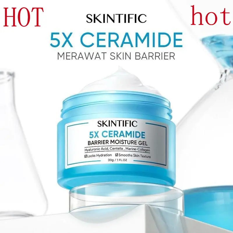 🌹FLASH SALE SKINTIFIC - 5X Ceramide Skin Barrier Moisturize Gel 30g isa zeaga pensil alis ss (COD）