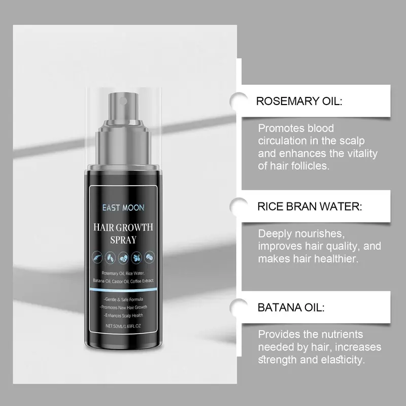 Men's Hair Care Spray, 1/3 Counts Nourishing Hair Care Mist for Strengthening Hair, Moisturizing Hair Care Product for Men 5